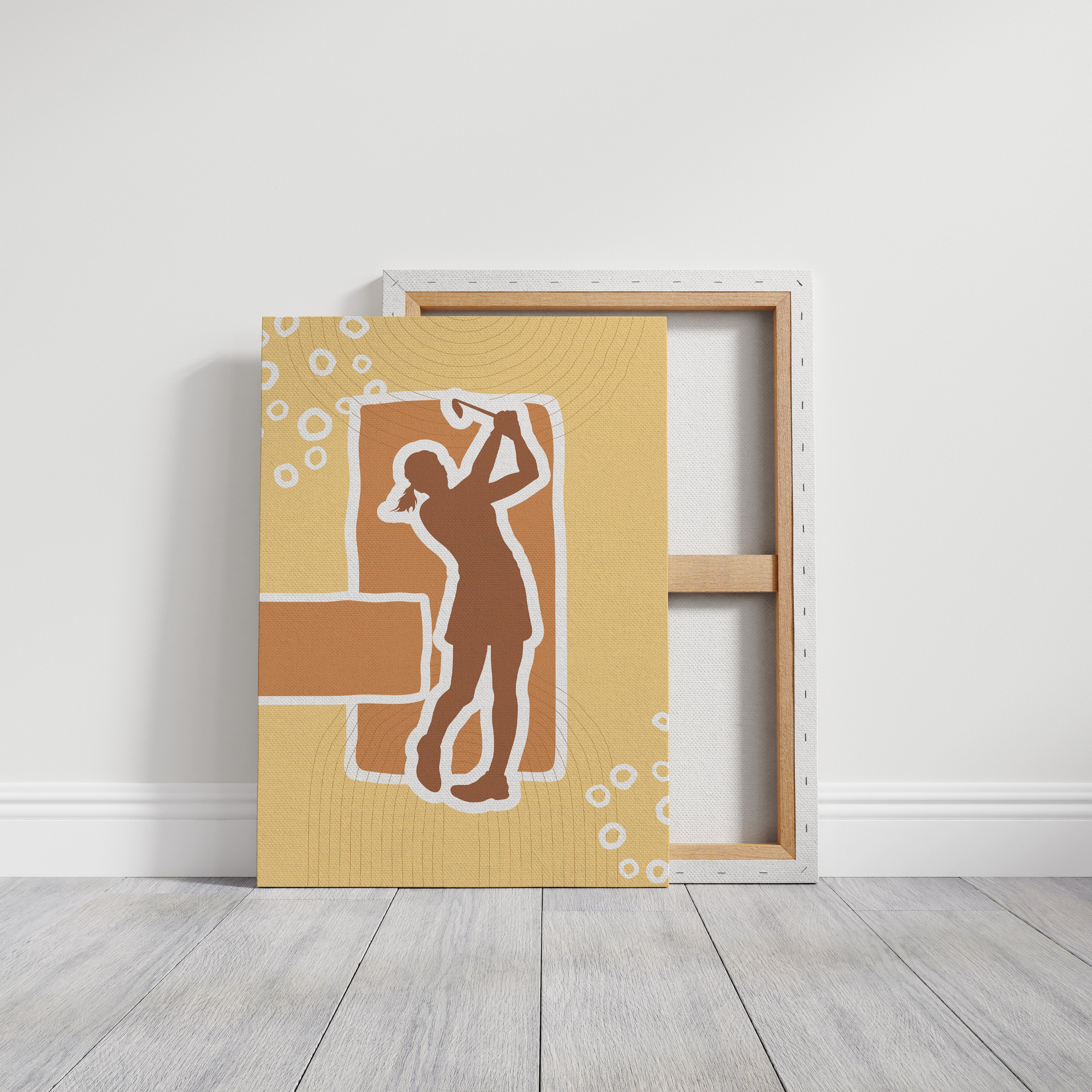 Copper Notes Float Through Golden Air