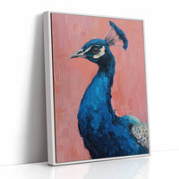 A Regal Gaze in Turquoise