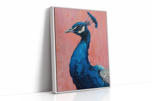 A Regal Gaze in Turquoise