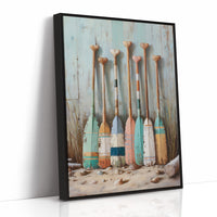 Pastel Oars Await Summer Adventures