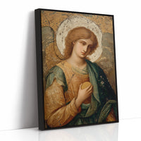 Gilded Faith On Rustic Table