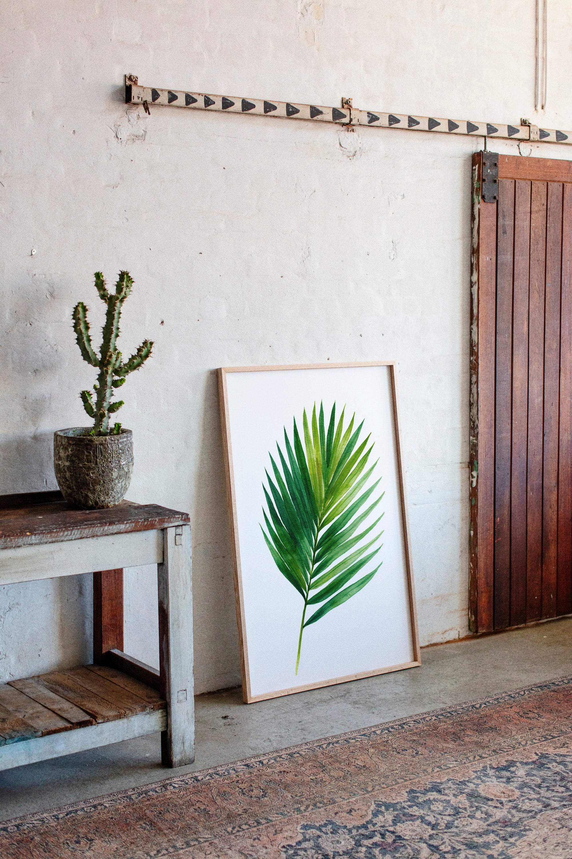 Emerald Fronds in Gentle Breeze
