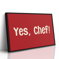 Yes, Chef Kitchen Print