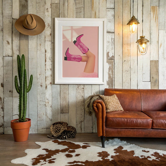 Pink Boots Paint Summer Stories