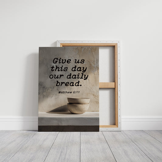Morning Prayer On Rustic Wood