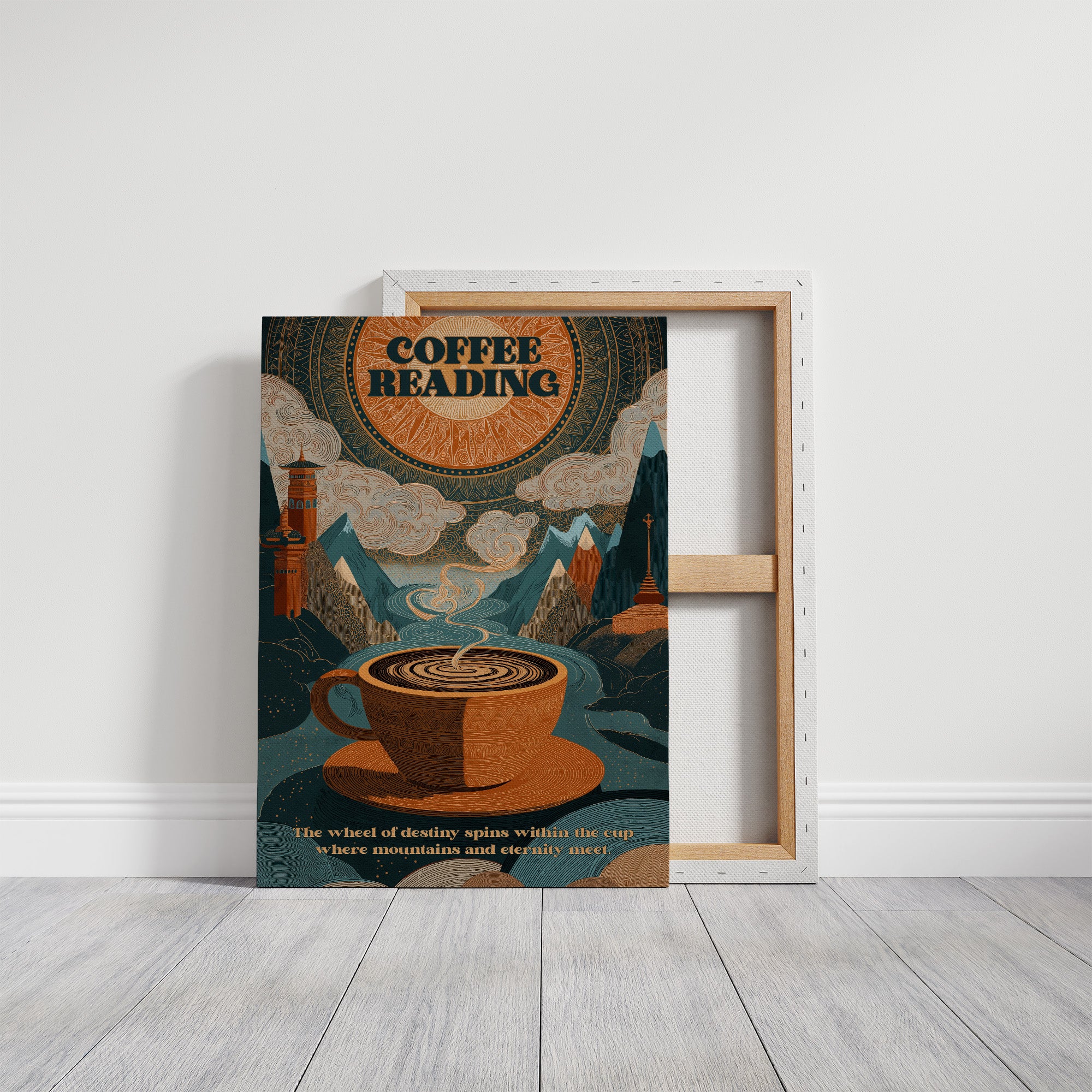 Mountains Rise From Morning's Cup