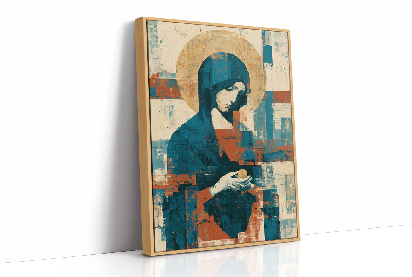 Halo in Blue and Rust