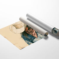 Bandana and Denim Portrait
