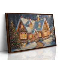 Frosted Gingerbread Glows At Midnight