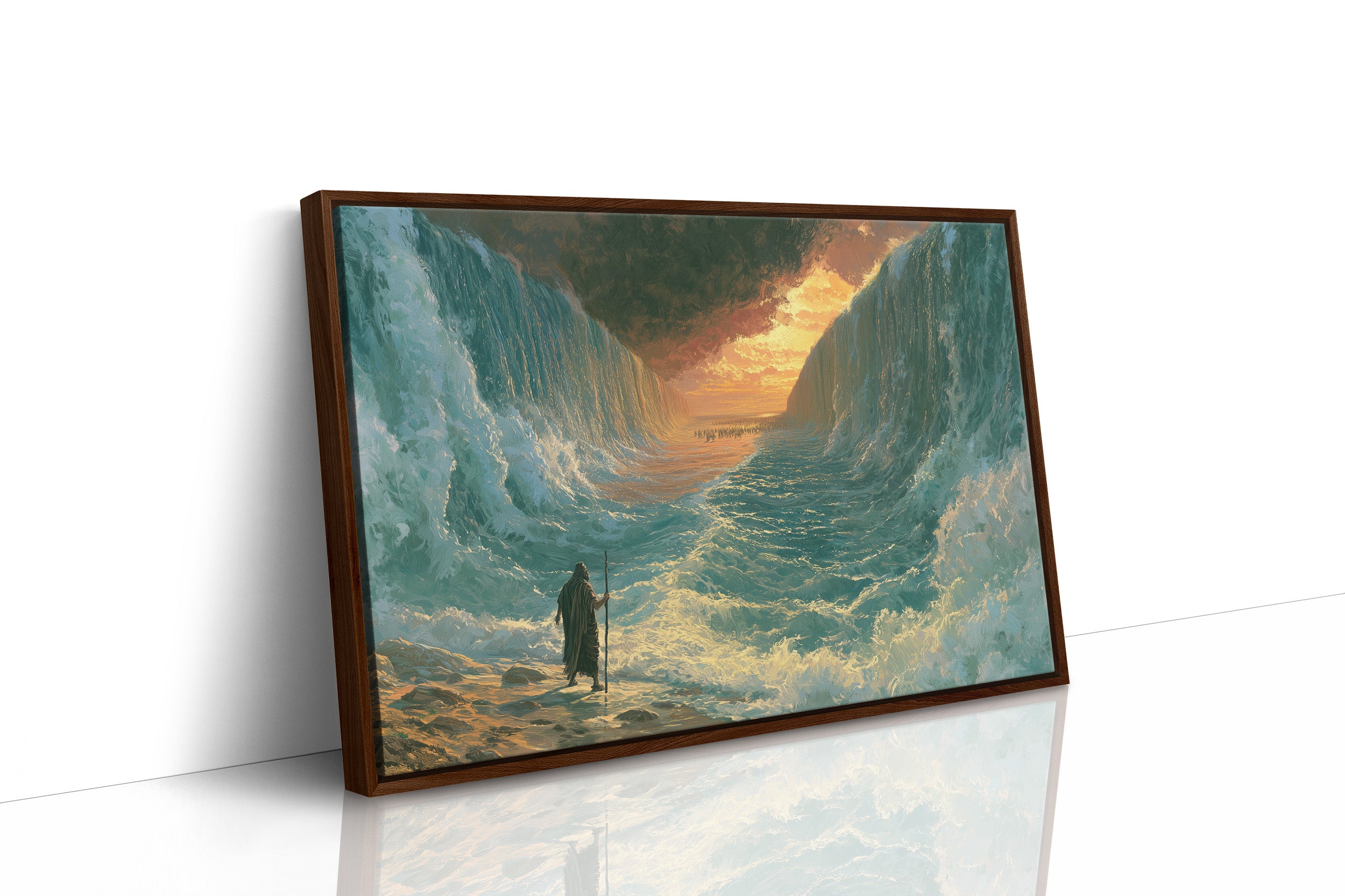 Moses Parts the Sea of Fire