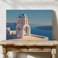 Aegean Light Bathes Sacred Heights