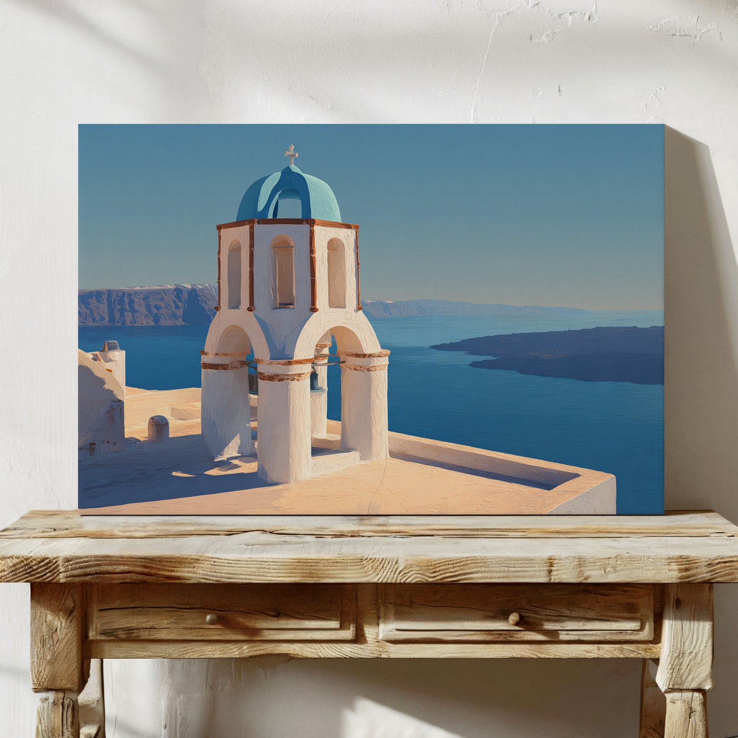 Aegean Light Bathes Sacred Heights