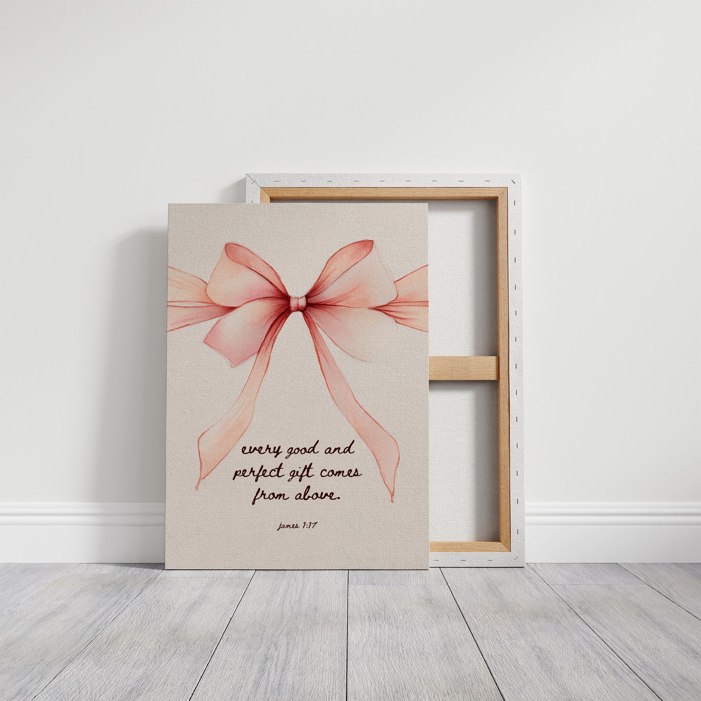 Coral Ribbon Carries Sacred Promise