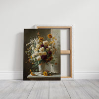 Roses And Dahlias Paint Autumn's Symphony
