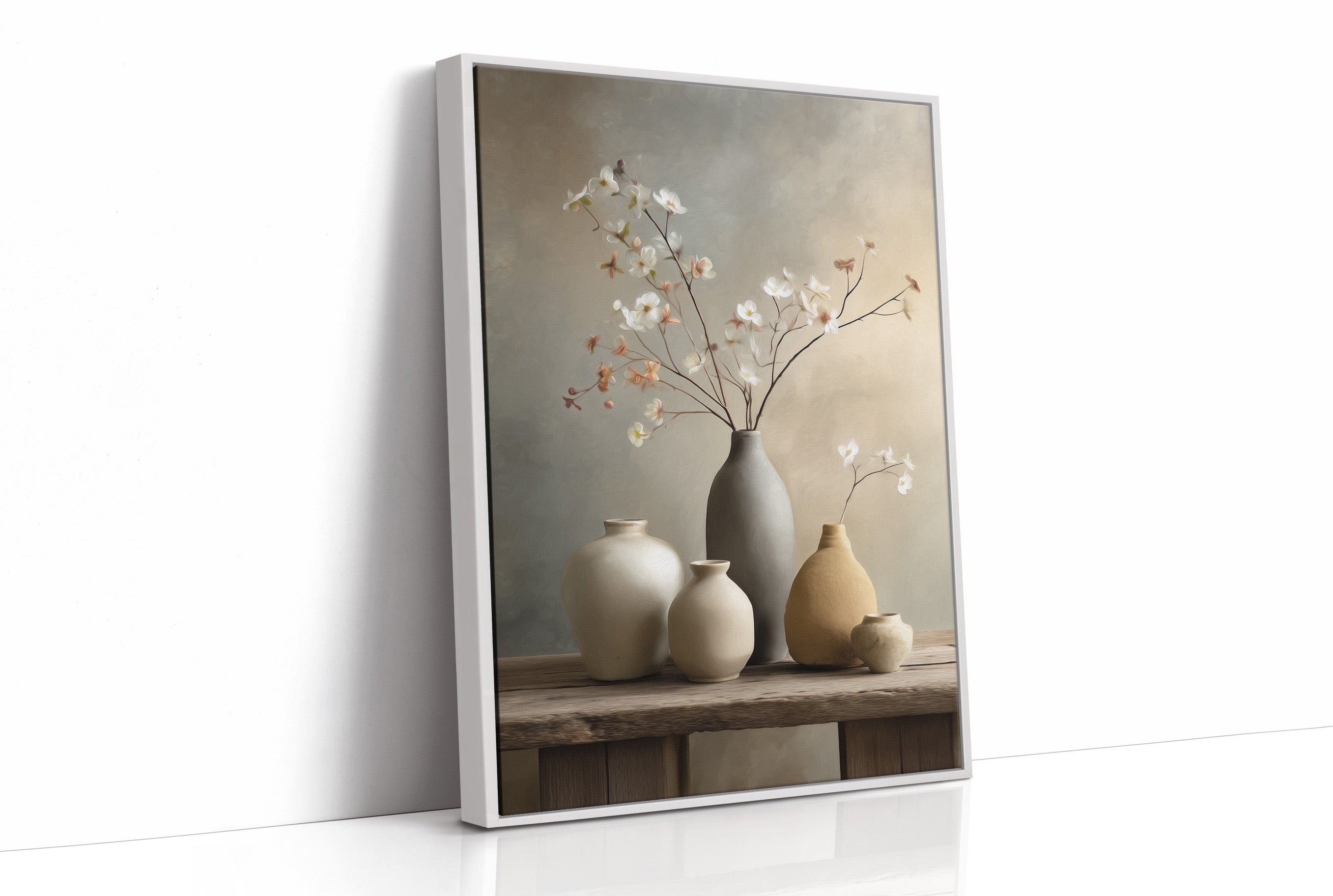 Delicate Blossoms Meet Modern Lines