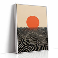 When Sun Meets the Sea's Embrace
