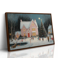 Pink Victorian Hosts Moonlit Skating Party