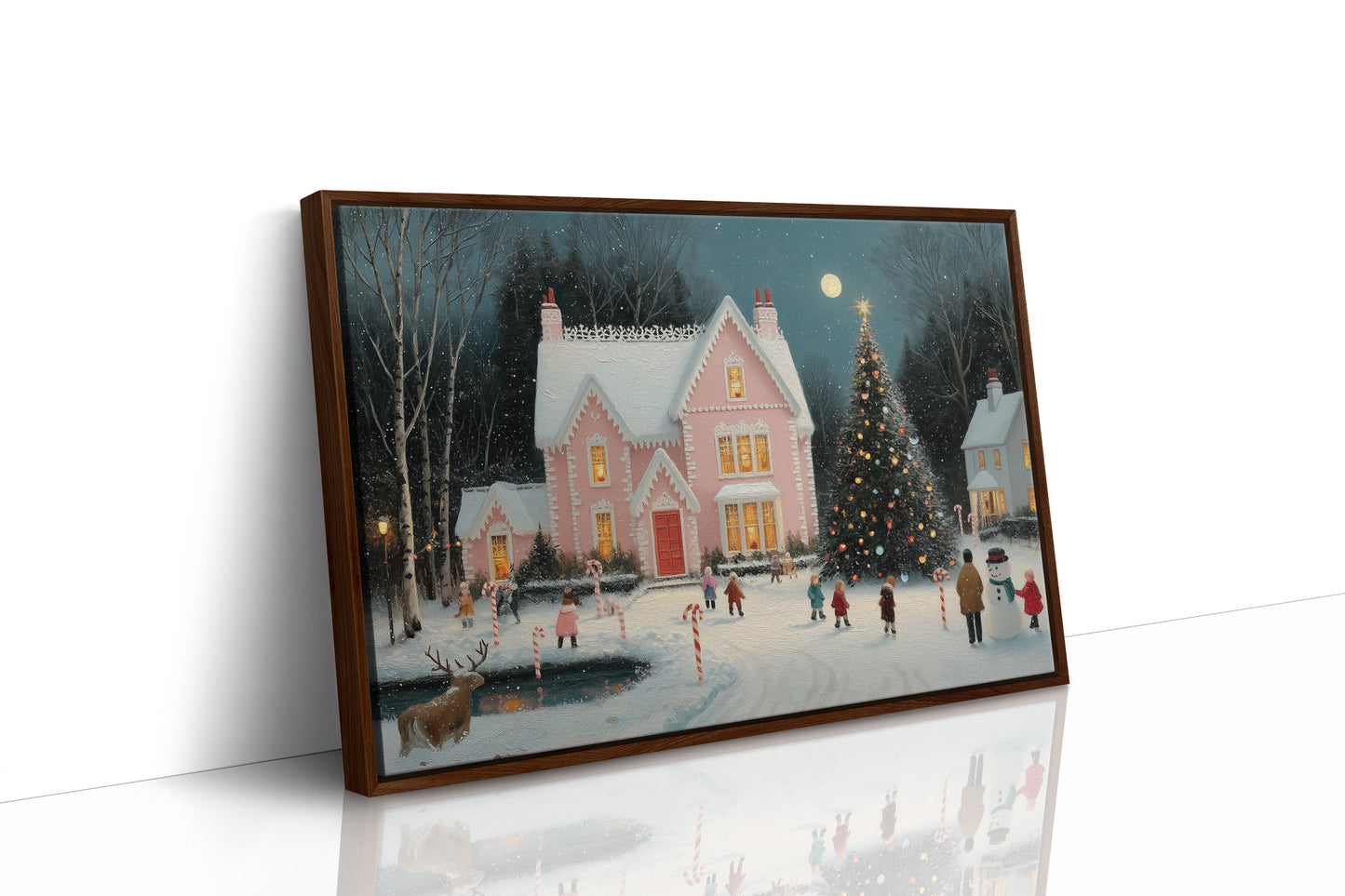 Pink Victorian Hosts Moonlit Skating Party