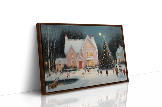 Pink Victorian Hosts Moonlit Skating Party