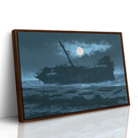 The Wreck at Moonrise