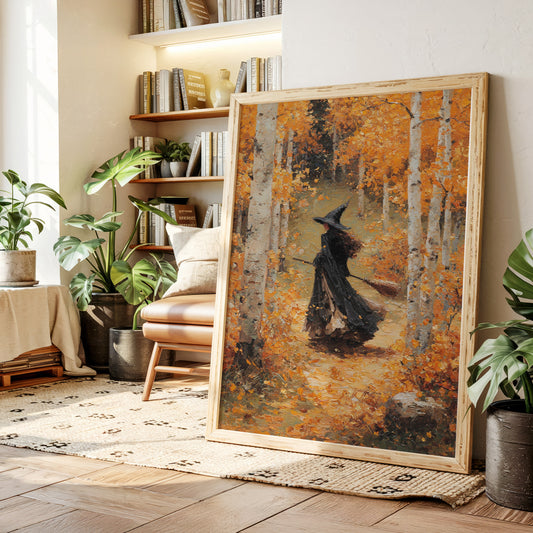 Through Golden Leaves She Dances