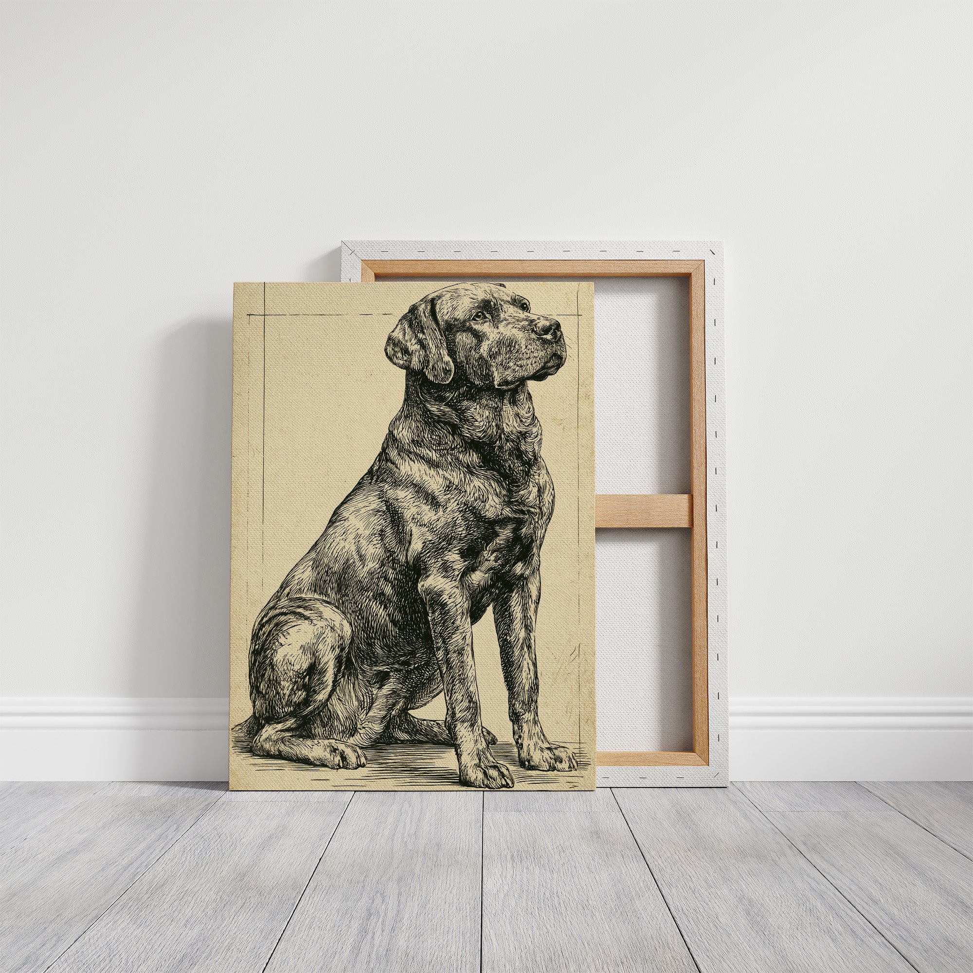Noble Watch: Vintage Hound Engraving