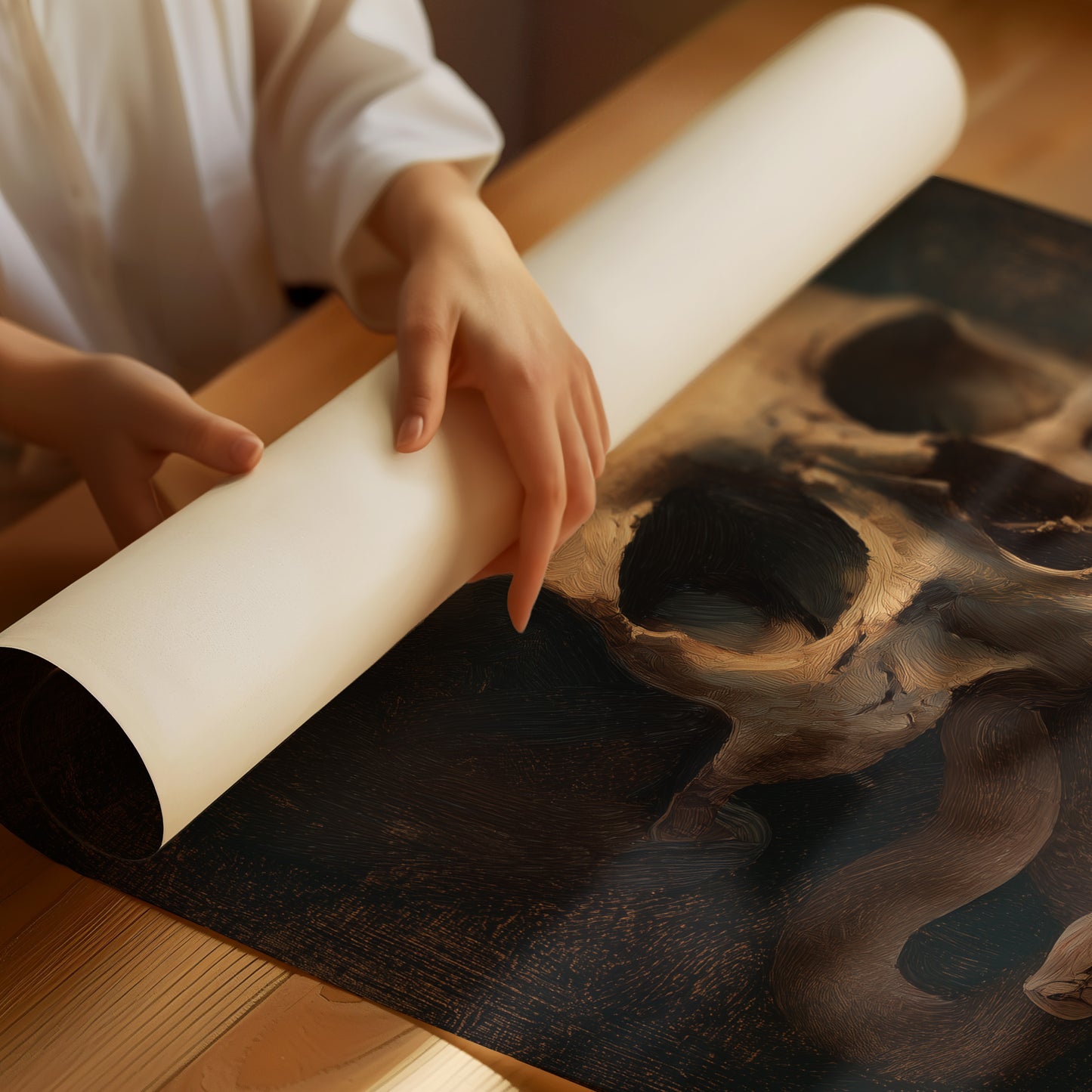 Serpent Coils Through Ancient Bone