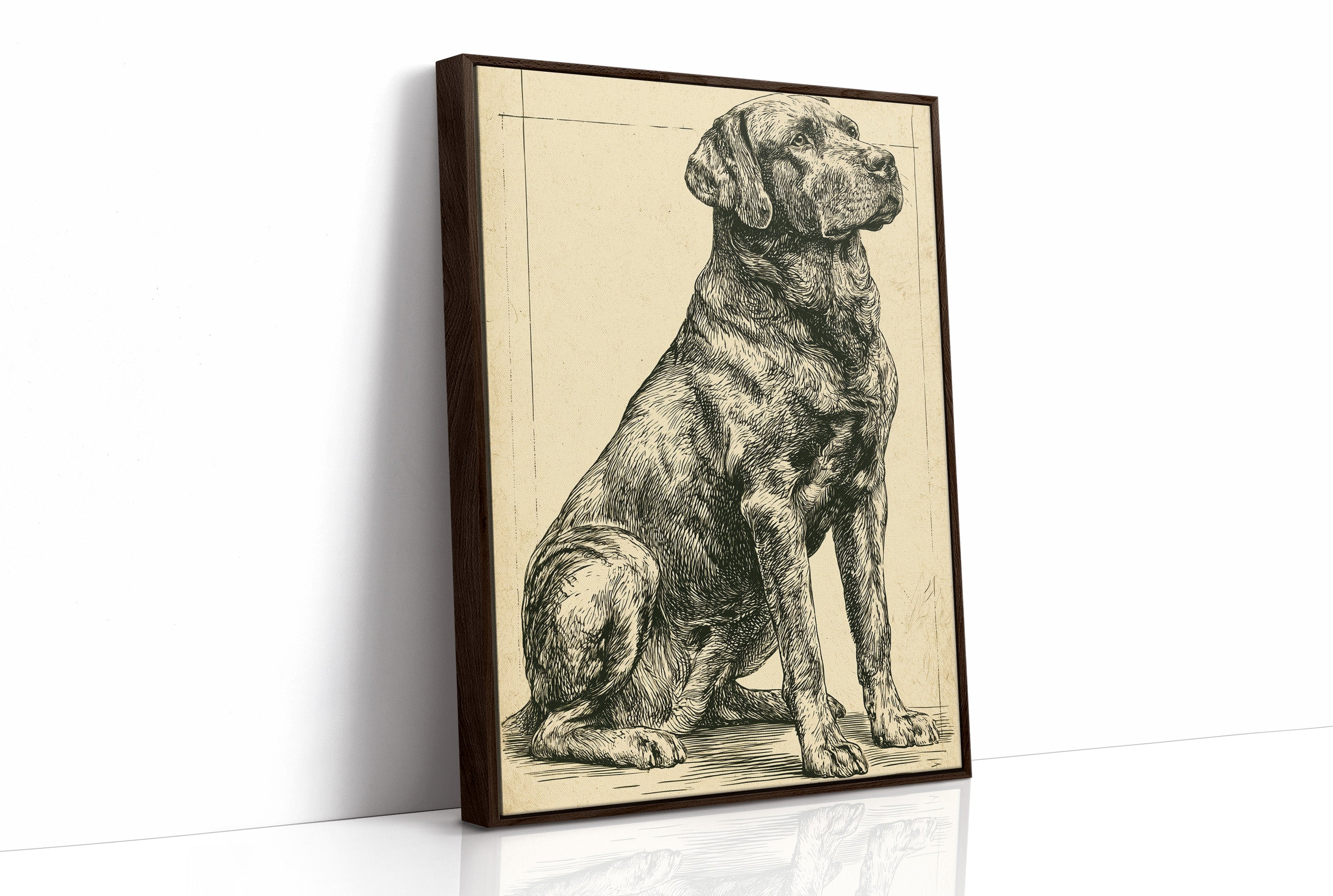 Noble Watch: Vintage Hound Engraving