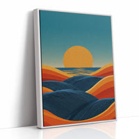 Sunset Over Rolling Dunes