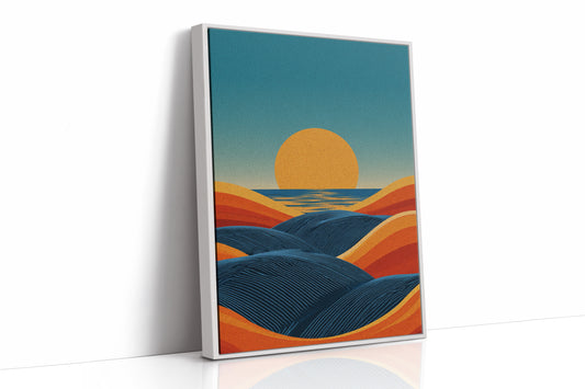 Sunset Over Rolling Dunes