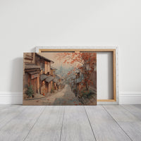 Autumn Maple Graces Ancient Streets