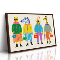 The Fashion Herd – Stylish Animal Friends Wall Art