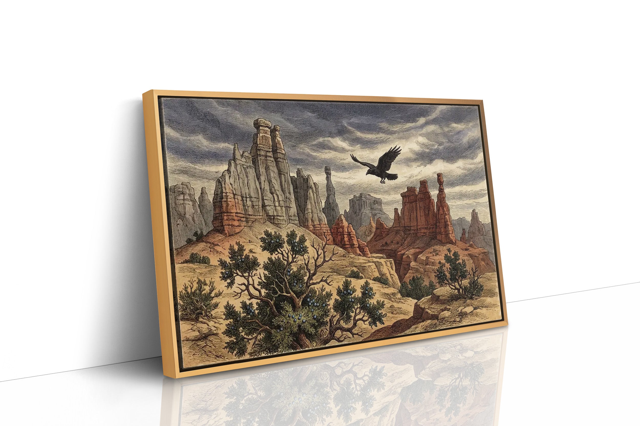Raven Over the Red Spires