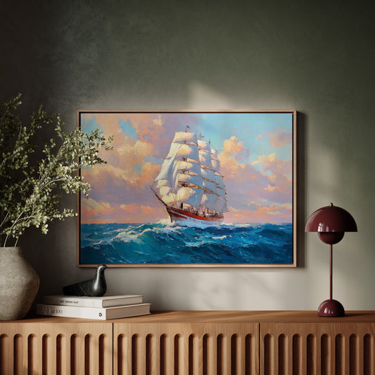 Sunset Sails Chase Ocean Dreams