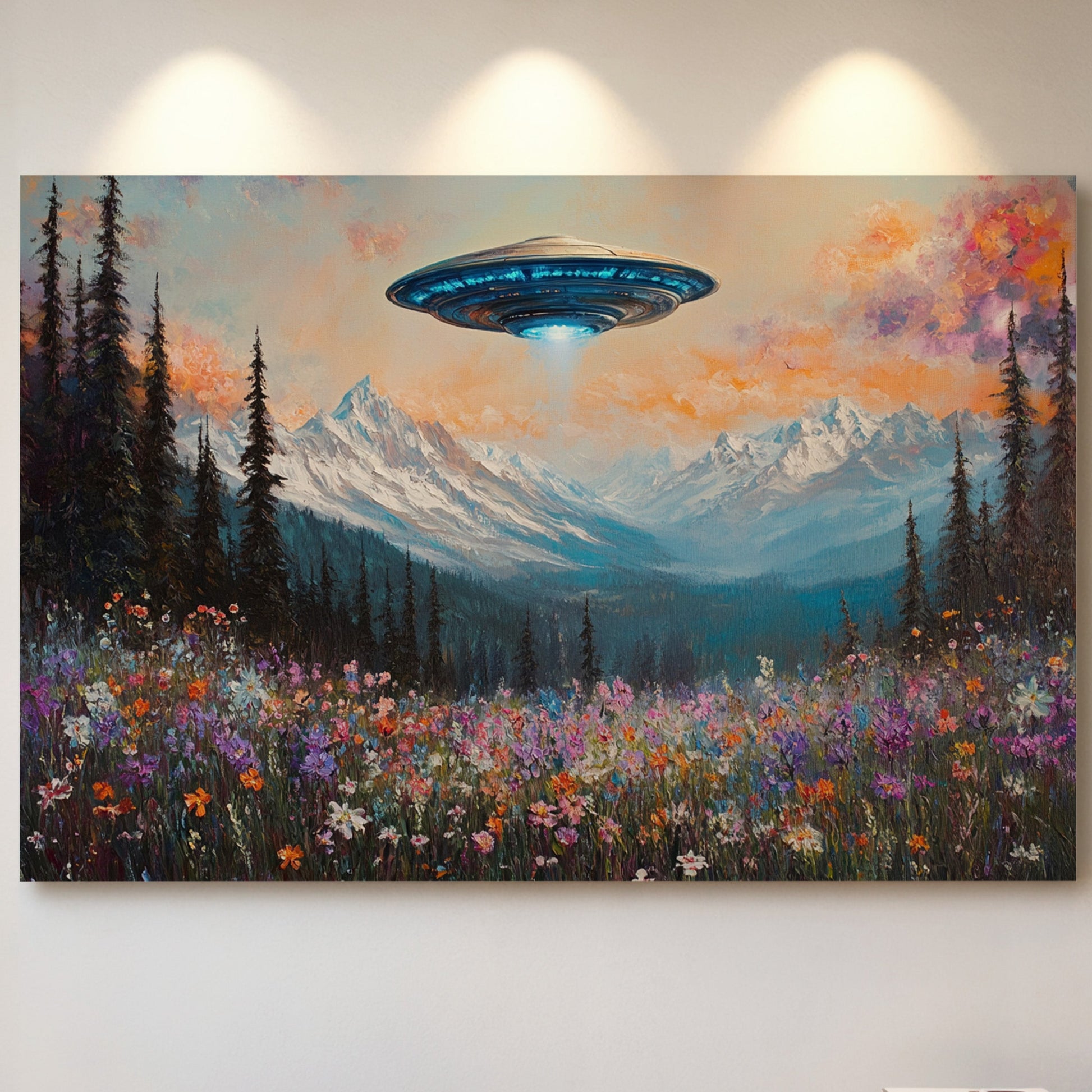 Cosmic Visitors Above Alpine Meadows