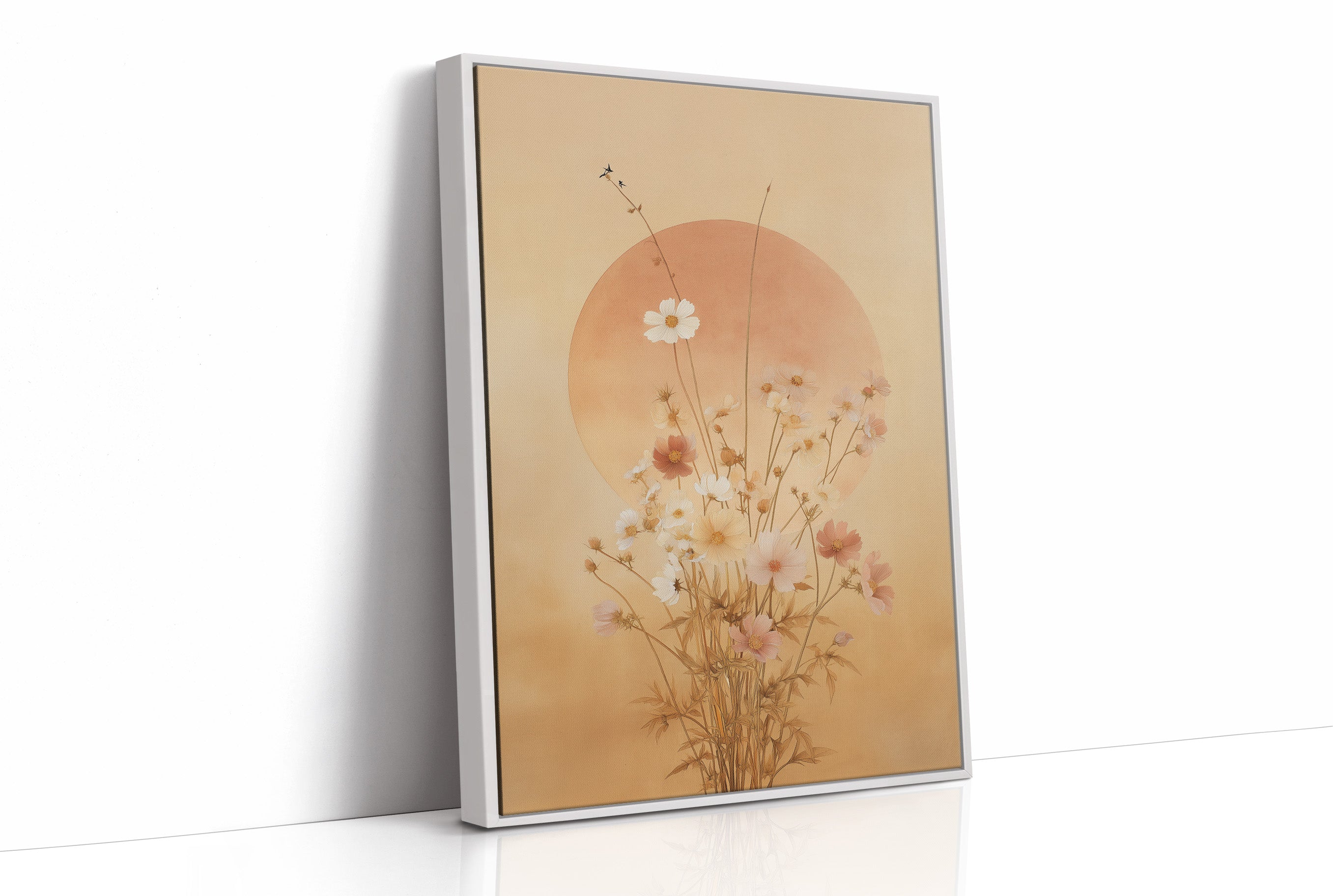 Morning Sun Kisses Wild Cosmos