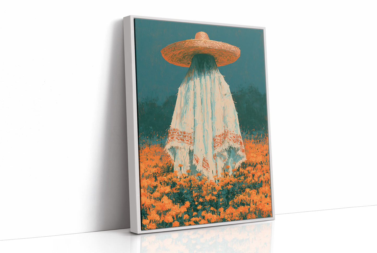 Figure in the Marigold Field