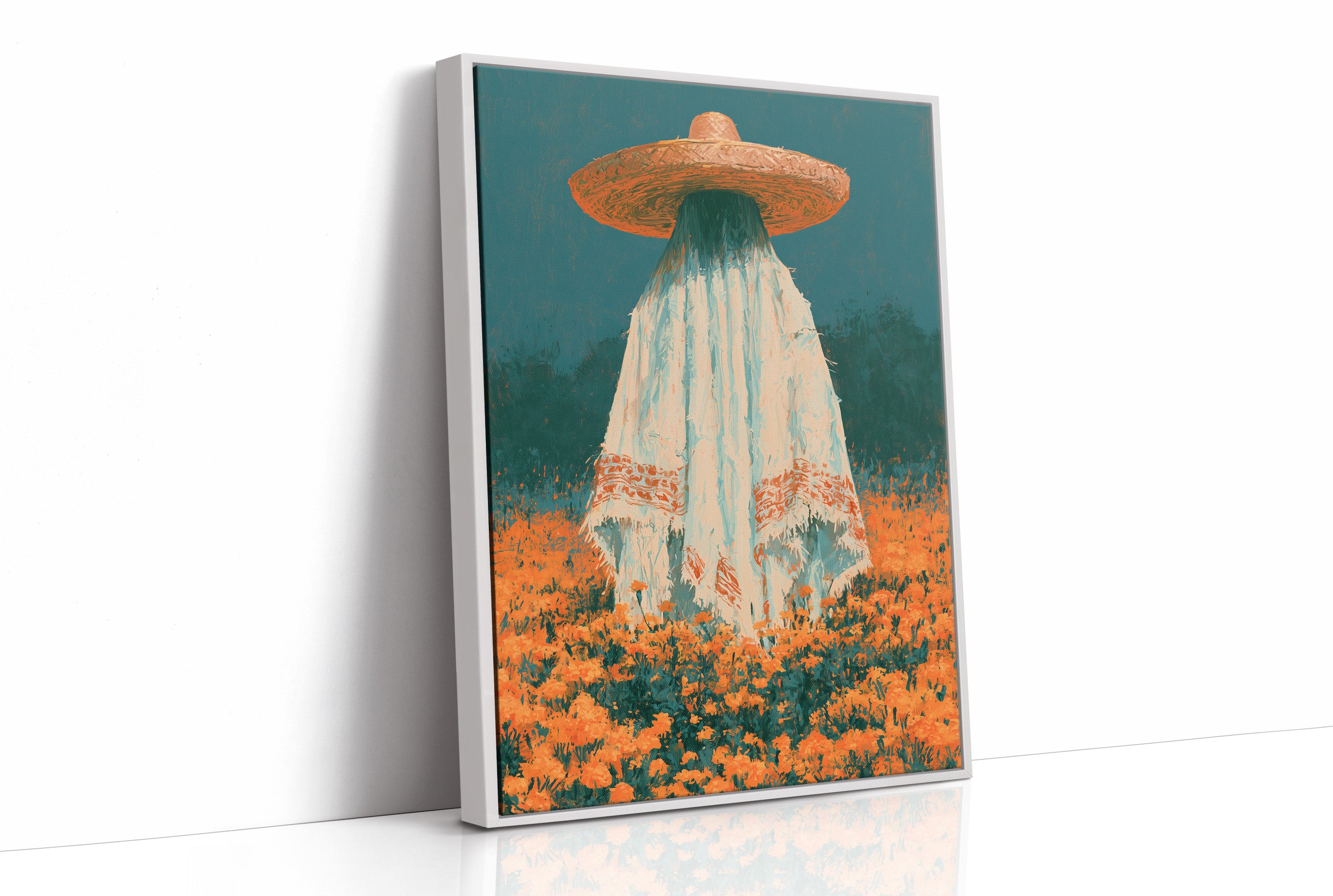 Figure in the Marigold Field