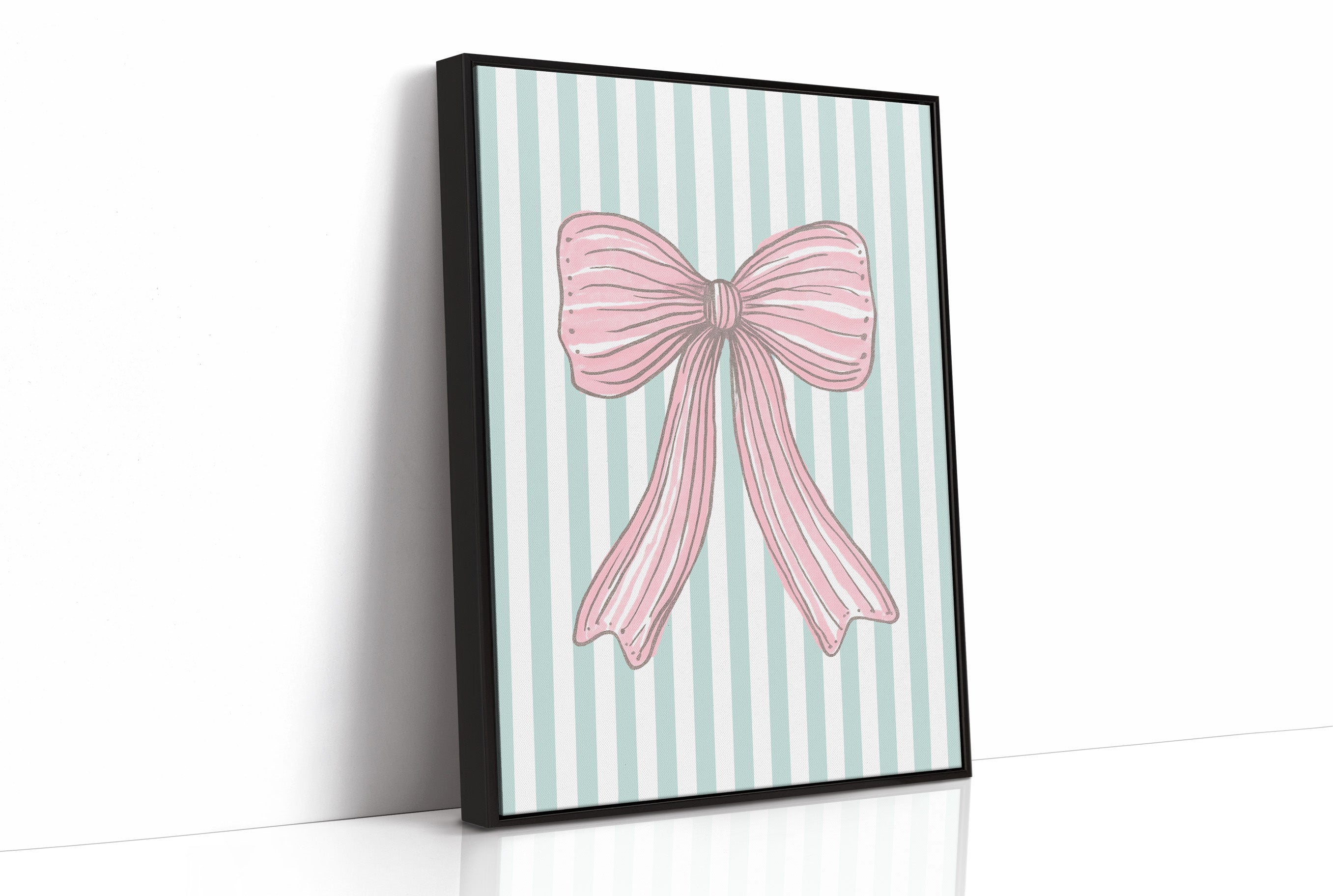 Sketched in Pink, Tied With Care
