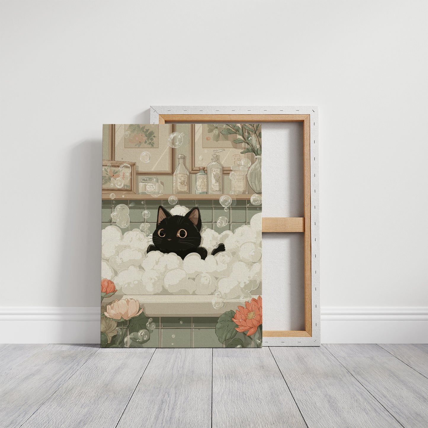 Bubble Bath Confidant: A Feline Spa Day
