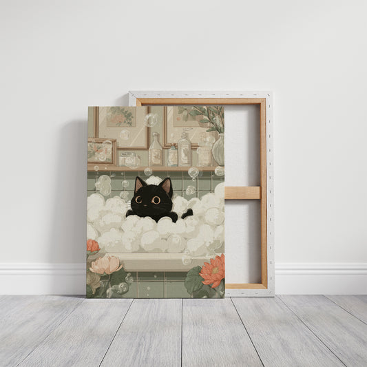Bubble Bath Confidant: A Feline Spa Day