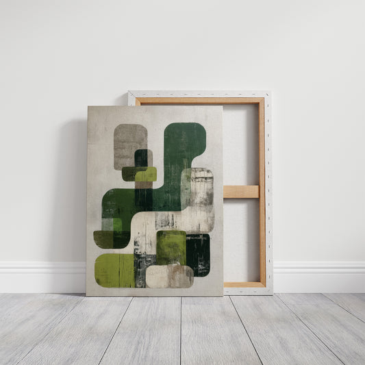 Moss Shapes Dance In Morning Light