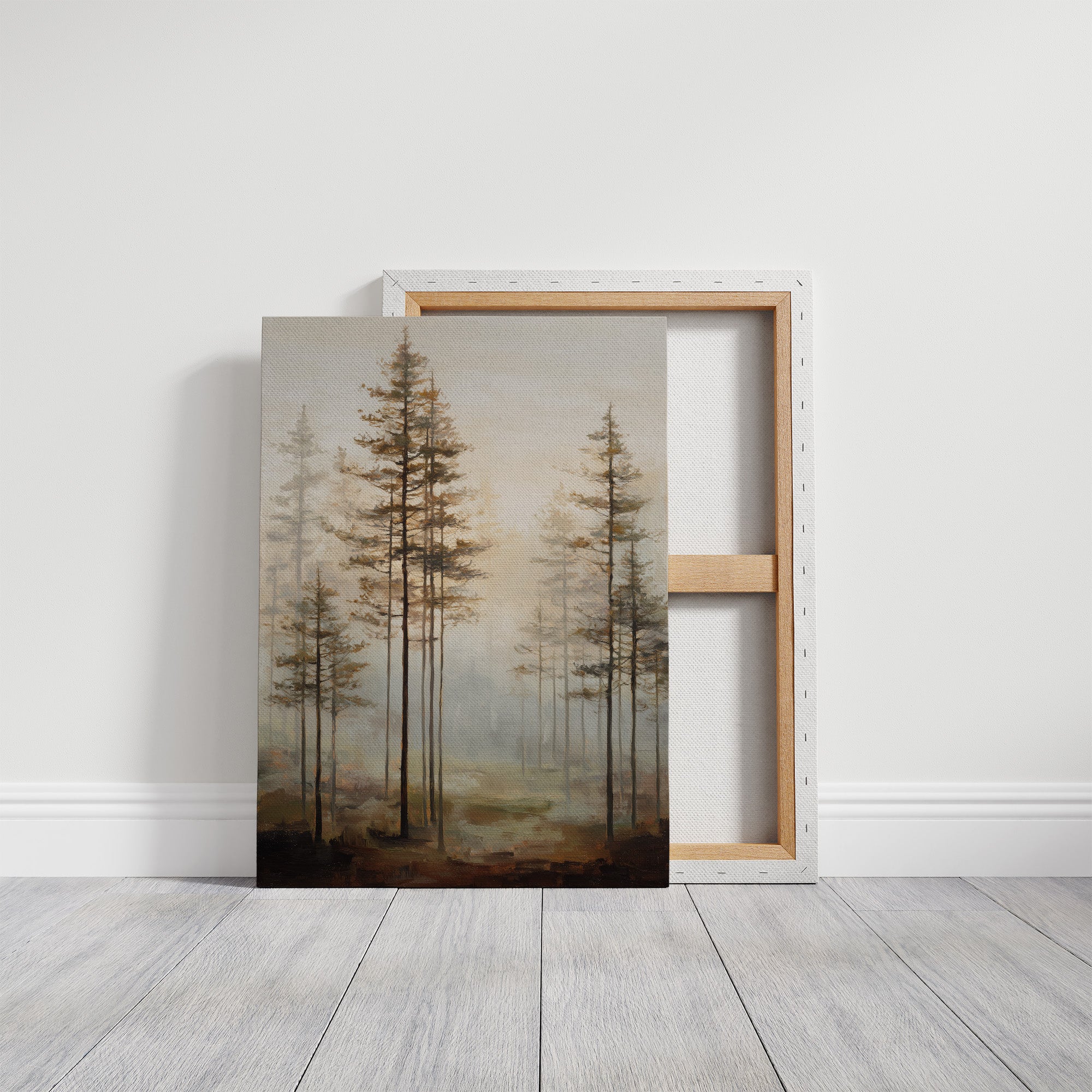 Morning Mist Among Pines