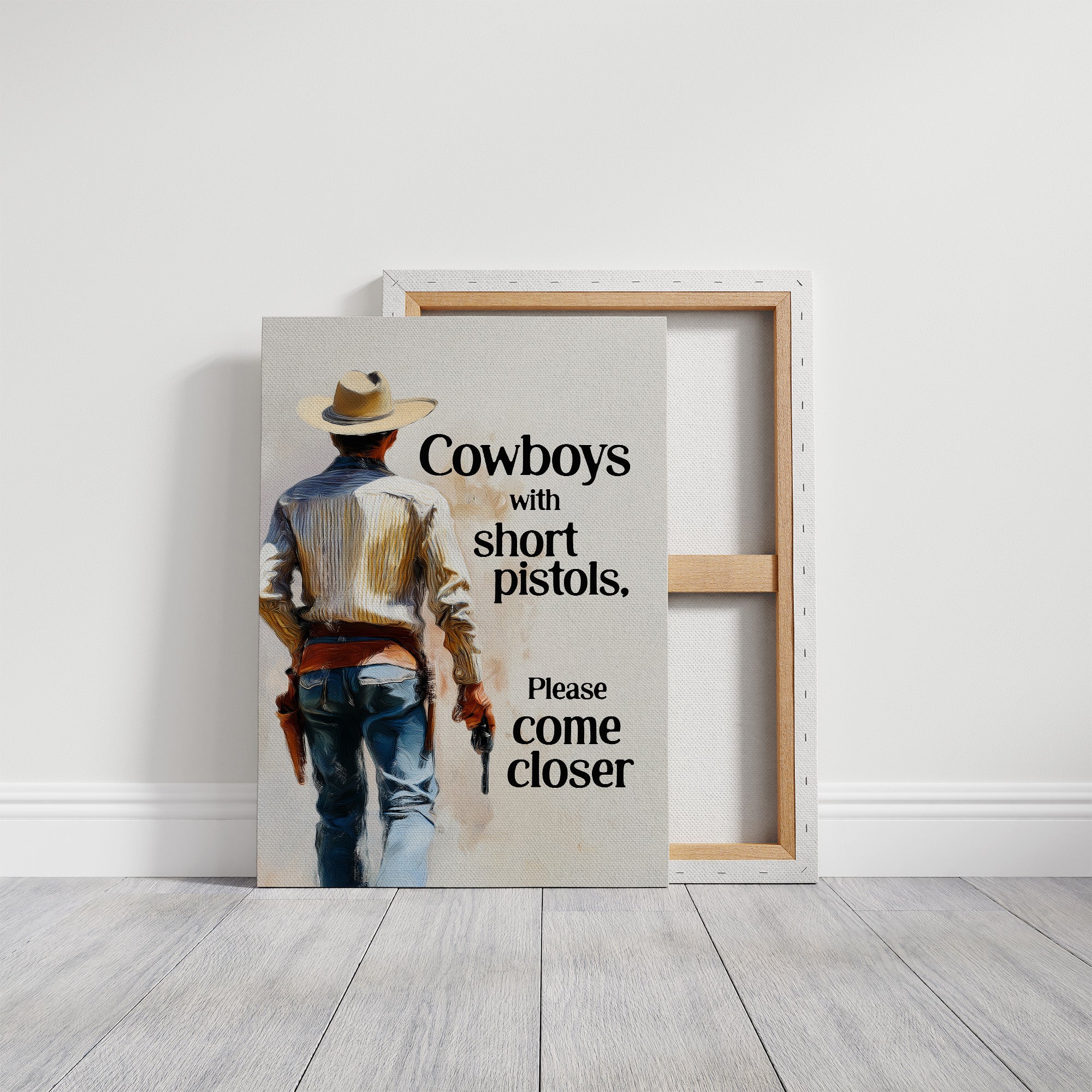 Giddy Up Partner Cowboy Print