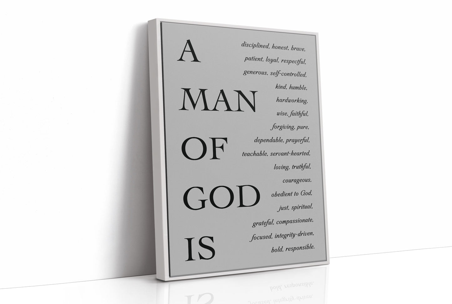 A Man of God Is (Classic Serif)