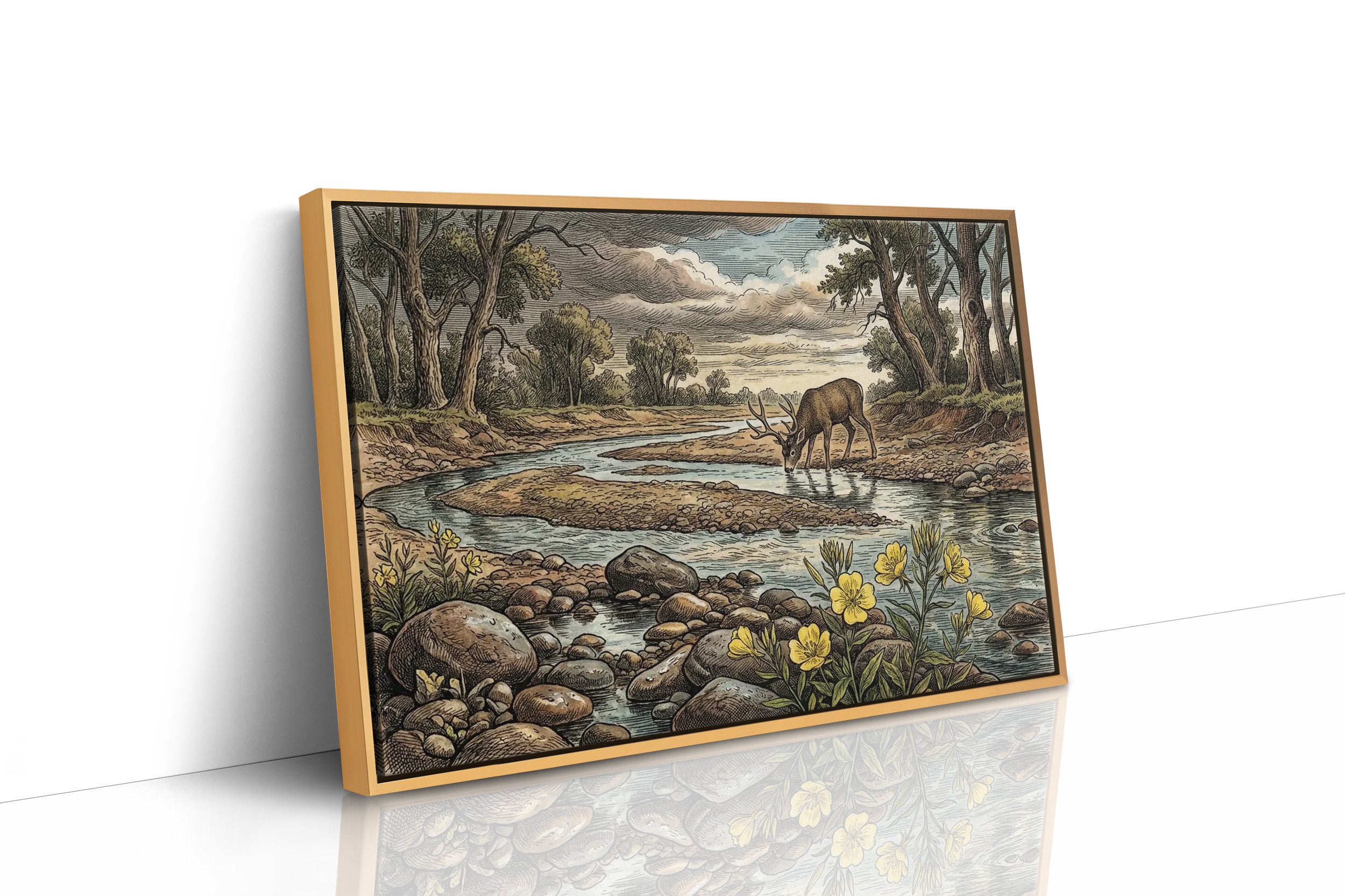 Buck at the River's Bend
