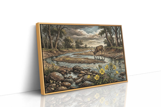 Buck at the River's Bend