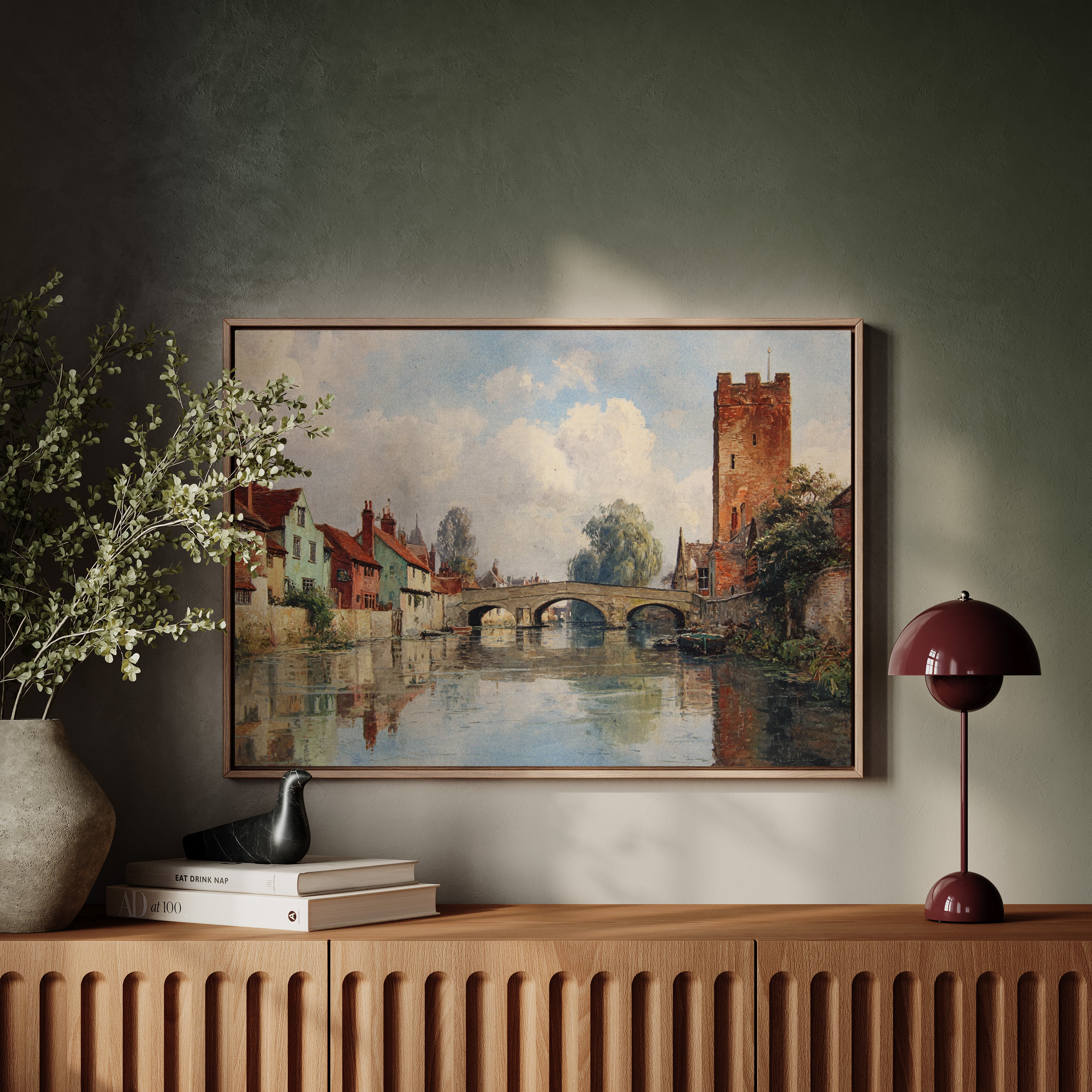Summer Tales Along The River Bridge