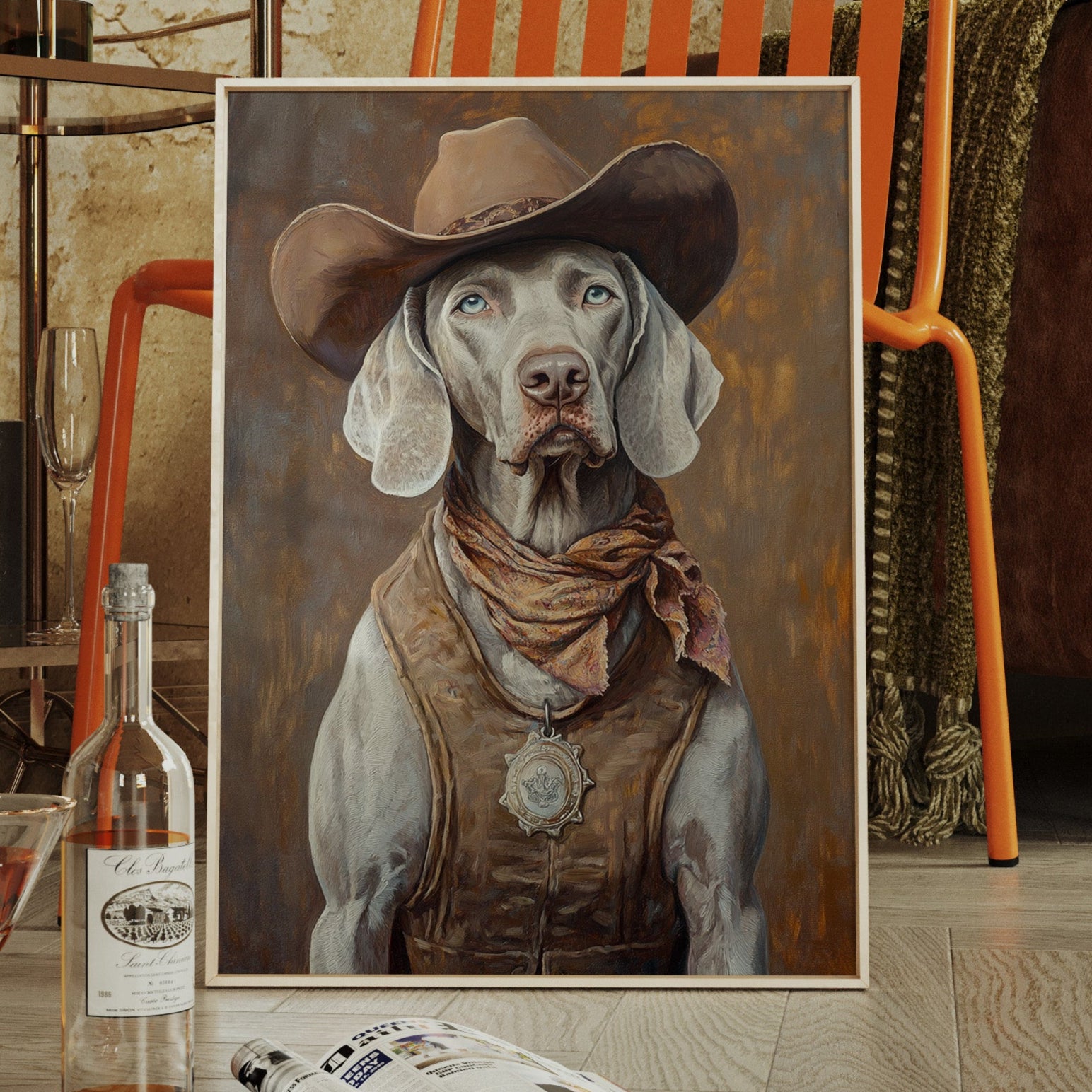Weimaraner Desert Deputy