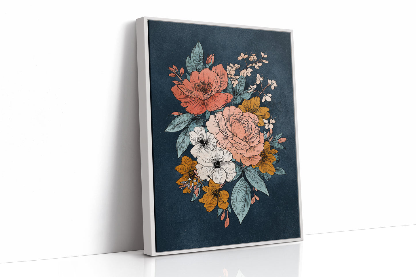 Bouquet Beneath a Midnight Sky
